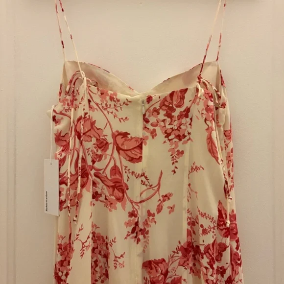 Reformation Fallon Floral Pink Maxi Dress - Picture 5 of 7